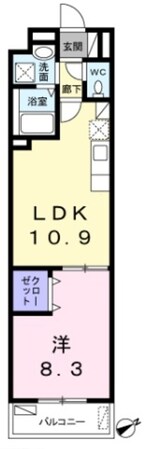 グランシャルマンの物件間取画像